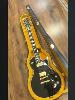 Gibson 1968 Les Paul Custom Reissue Ebony Elektrická gitara