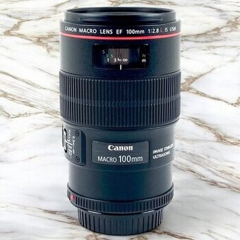 Predám Canon EF 100mm f/2.8L macro IS USM