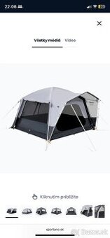 Nafukovací stan pre 4 osoby