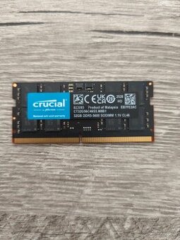 Crucial SO-DIMM 32GB DDR5 5600MHz CL46