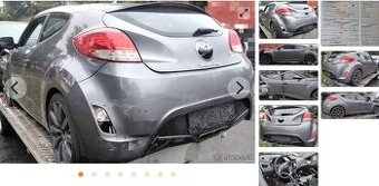 HYUNDAI VELOSTER 1.6 2013 predám motor G4FD, DVERE, PREVODOV