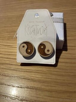 Predám náušnice Jing Jang - nenosené