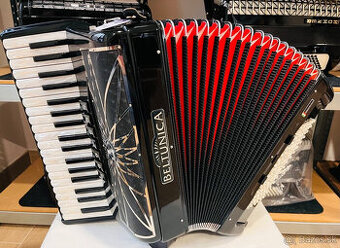 Nový akordeón Beltunica Proffesionall- III- 96 basový- krásn