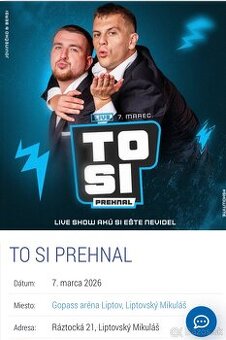 TO SI PREHNAL - LIVE show