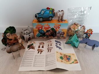 3D a 2D puzzle-cena za všetko-výborný stav