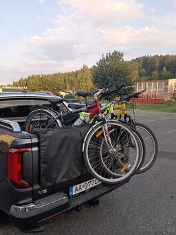 Predám držiak na 5 bicyklov pre pick up