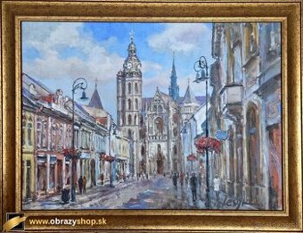 Obraz Nikolaj Lesyk-Košice Alžbetina ulica