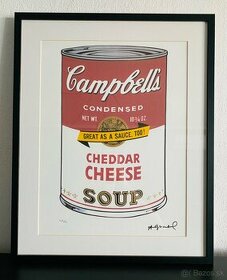 OBRAZ: Andy Warhol - Campbell's Soup - CERTIFIKÁT 124/125