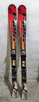 Detské/juniorské lyže Völkl 130cm s viazaním + lyžiarky