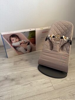 Babybjörn Ležadlo BLISS Sand grey cotton