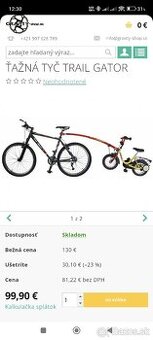 Ťažna tyč na bicykel