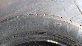 Predam 215-55-17 letne - 1