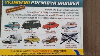 Kupim premiove modely Deagostini