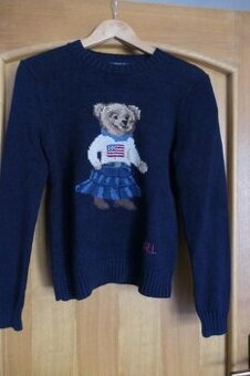 RALPH LAUREN BEAR ikonicky bavlneny damsky sveter M