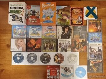DVD, CD a zakladače