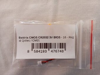 CMOS bios bateria 2-pin