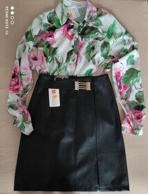 Sukňa vysoký pás - 1