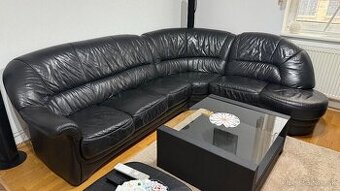 Koženná sedacia súprava rohová