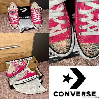 swarovski crystals converse barbie editon tenisky original
