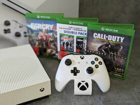 Xbox One S 500GB + 1 ovládač + Call of Duty, Far Cry, +2hry