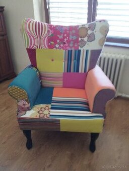 Patchwork kreslo