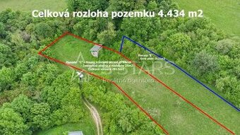 Rekreačný pozemok s rozostavanou chatkou – Kostolná-Záriečie