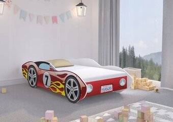 Detská posteľ Auto 140x70 + matrac II.trieda