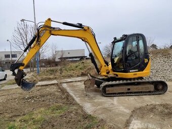 Bager JCB 8085. Klima, 2x lyžica, kosačka.