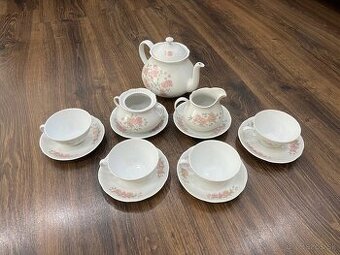 Retro čajová súprava československý porcelán Bohemia