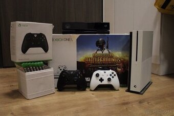 Xbox One S 1Tb (kinect, hry, 2controllery)