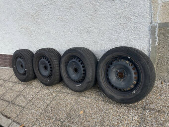 Kolesá 5x108 so zimnými pneu 205/55 R16 z Fordu Focus II