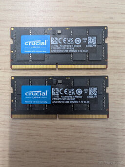 RAM Crucial SO-DIMM DDR5 2x16GB 5200MHz