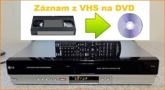 📼>📀VHS-DVD rekordér LG RC278 - 1