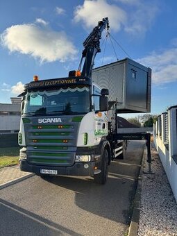 Autodoprava s hydraulickou rukou - dosah 12,6m 🏗️