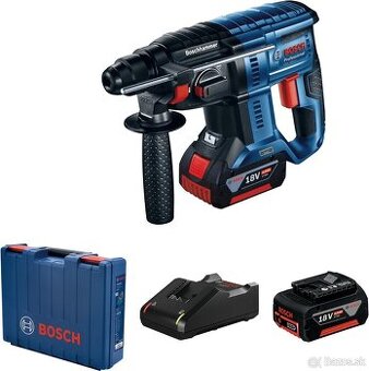 BOSCH Professional GBH 180-LI, 2× 4,0 Ah, nabíjačka, kufor