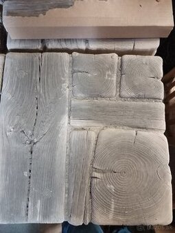 Betonová dlažba s imitaciou dreva