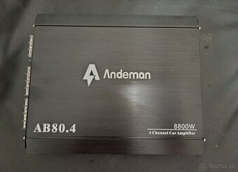 Auto zosilňovač 500W, 4 kanálovy