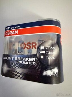 Osram Night Breaker Unlimited H7, 12V / 55W, PX26d - 2 Ks