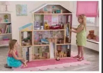 Krásny veľký domček pre bábiky predáva sa bez bábik