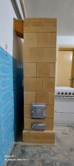 Kachľová pec - stĺpik