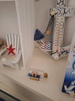 Námornícke doplnky svietnik kormidlo teplomer rámik