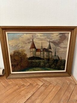 Maľovaný obraz zámok Bojnice