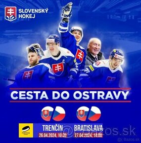 Hokej Slovensko - Česko 26.4. Trenčín