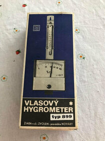 RETRO Vlasový hygrometer z roku 1988