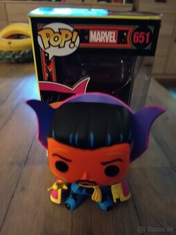 Funko pop marvel black light Dr strange bobble head 651