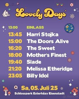 festival vstupenky na Lovely days
