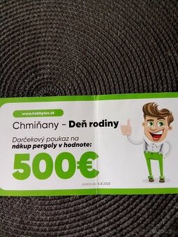 Darčekové poukážky