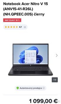 Notebook Acer Nitro V 15