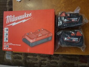 Milwaukee rýchlo  nabijacka m18 +2 baterky - 1