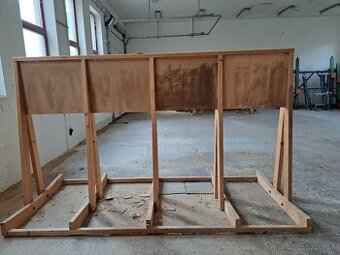 Stojany na sklenené tabule, plošný materiál - 1